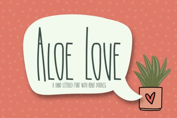 Aloe Love: A Playful Font for Fresh Editorial Design