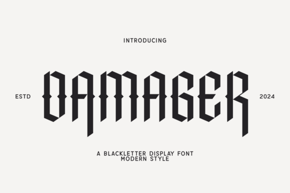 Boost Your Brand with the Bold Damager Font