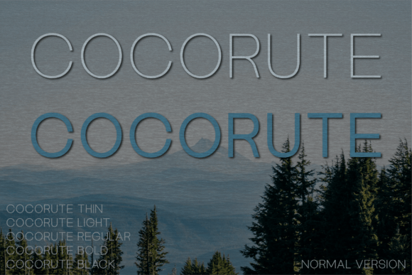 Cocorute Font for Professional Branding
