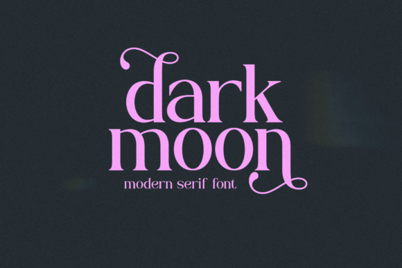 Dark Moon: A Serif Font That Elevates Handmade Creations