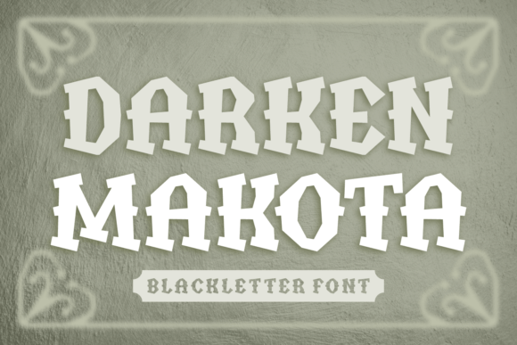 Darken Makota: A Bold Font for Strong Branding