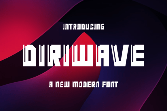 Diriwave Font for a Modern Editorial Look