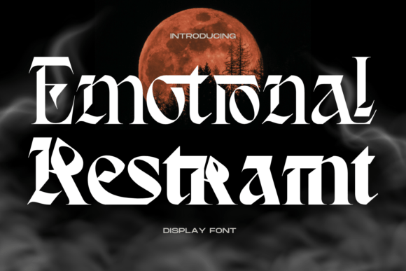 Emotional Restraint Font for Web Design Projects