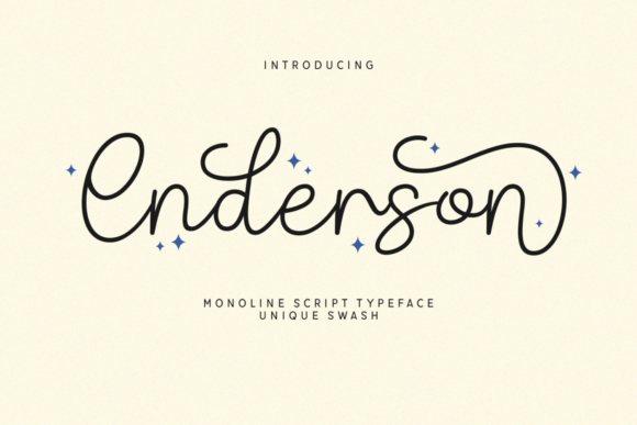 Enderson: A Stylish Script Font for Modern Web Design