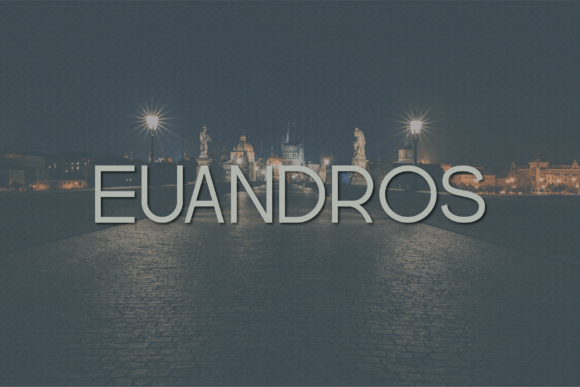 Euandros: A Modern Sans Serif Font for Web Design