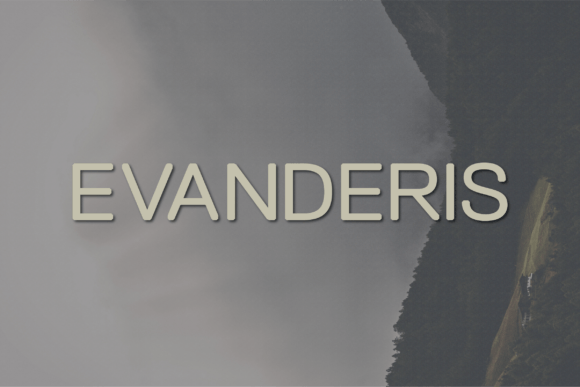 Evanderis: A Modern Sans Serif Font for Campaign Creativity