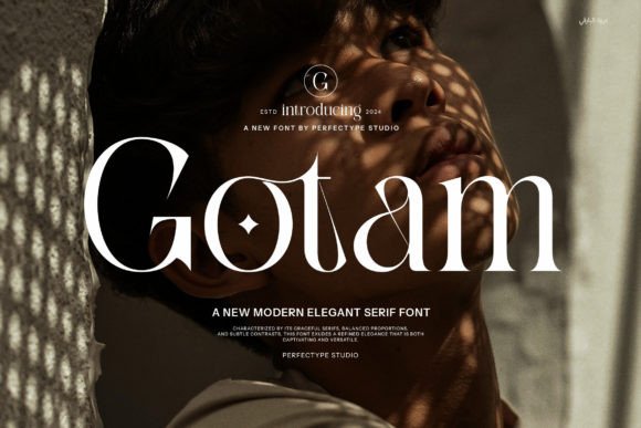 Gotam: A Modern Serif Font for Branding Projects