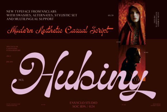 Hubiny: A Modern Casual Script Font for Branding Projects
