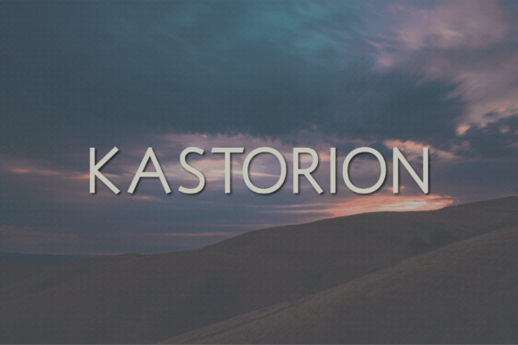 Kastorion: A Modern Sans Serif Font for Digital Projects