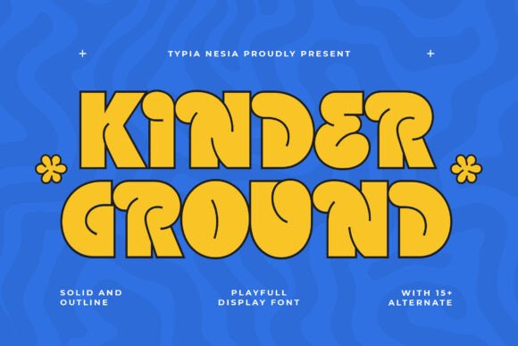 Kinder Ground Font for Web Projects