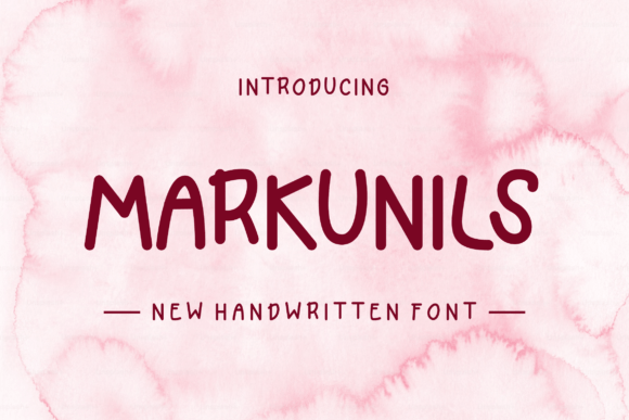 Markunils Font for Branding That Stands Out