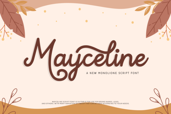 Mayceline: A Stylish Script Font for Modern Branding