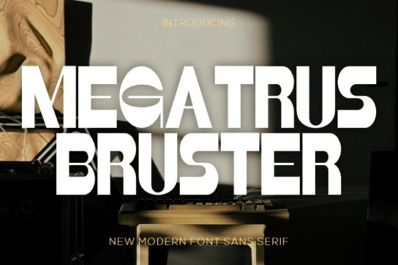 Megatrus Bruster Font for Bold Digital Branding