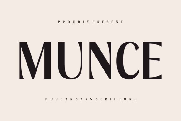 Munce: A Modern Sans Serif for Clean Branding