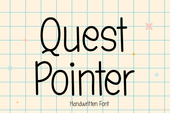 Quest Pointer: A Handwritten Font for Modern Editorial Design