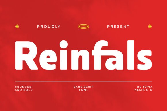 Reinfals: A Bold Sans Serif Font for Handmade Creations