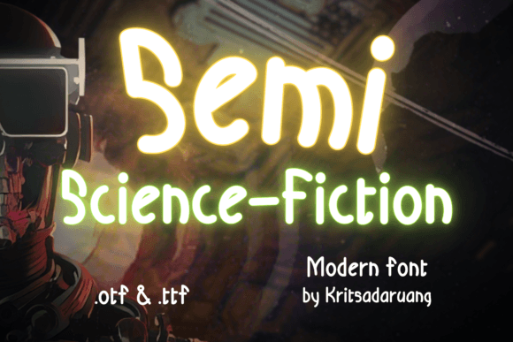 Semi Science-Fiction Font for Modern Branding