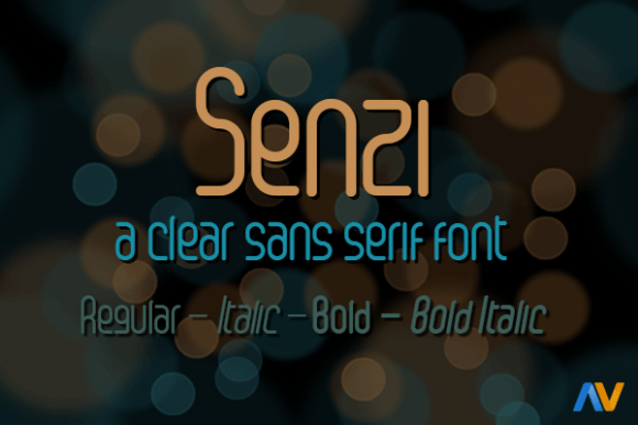 Senzi: A Versatile Sans Serif for Modern Design