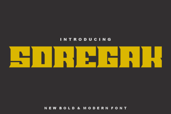 Soregak Font for Bold Digital Branding