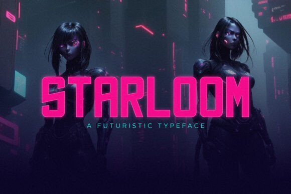 Starloom: A Sleek Sans Serif Font for Modern Craft Projects