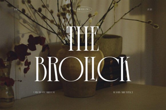 The Brolick: A Serif Font That Elevates Editorial Design