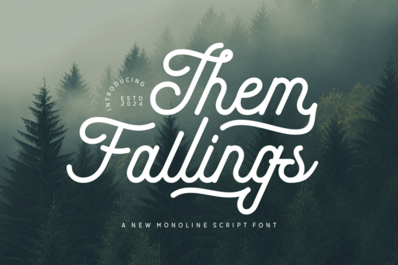 Them Fallings Font Review for Brand Designers