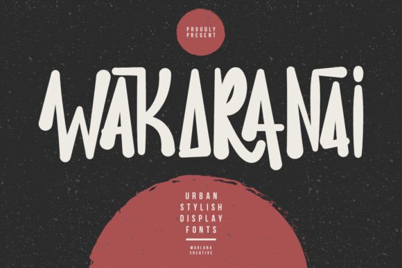 Wakaranai: A Bold Urban Display Font for Modern Branding