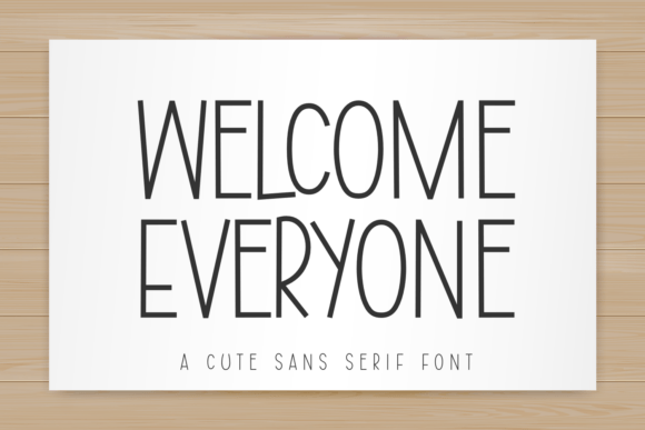 Welcoming Your Audience with the Welcome Everyone Font